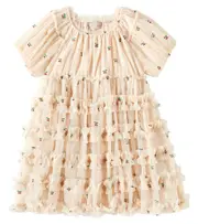 [Konges Slojd] Konges Sløjd Carli sequined tulle dress Y 4 yellow