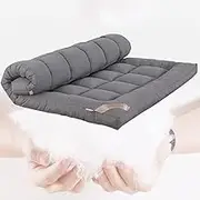 Japanese Floor Mattress, 10cm Thick Foldable Tatami Mat, Sleeping Mattress, Floor Mattress, Japanese Futon Mattress Topper, Single, for Home Bedroom(150 * 200cm)