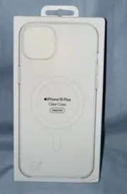 NEW Apple iPhone 15 Plus Clear Case MXAL3ZM/A with MagSafe Clear