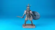 TIN soldiers 54mm of Agamemnon, king of Mycenae and Argos, XII centur Scale1:32.