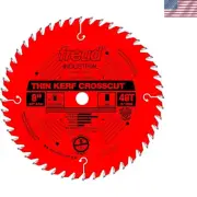 8-Inch Thin Kerf Crosscut Saw Blade 48 Teeth Fine Finish for Wood Plywood