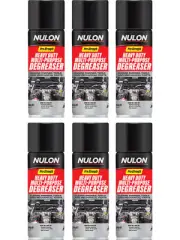 6 x Nulon Pro-Strength Heavy Duty Multi Purpose Degreaser 400ML HDED-400