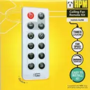 HPM REMOTE CONTROL KIT Hang Sure Ceiling Fan Dimmable 3-Speed with Timer