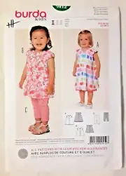 Burda Kids Pattern 9412 Child Toddler Coordinates Dress Pants Sewing Project (H)