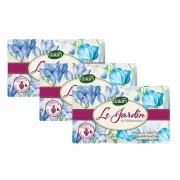 Dalan Le Jardin Pure Vegetable Soap Freesia & Sweet Pea 200g (Pack of 3)