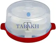 Nayasa Prime 3-Rack Microwave Idly Maker, 12 Idlis, Plastic/Stainless Steel, Rectangular/Round, Blue/Red