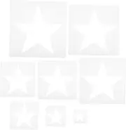 ARTIBETTER 8pcs Decorative Template Paint Stencils Stencils for Crafts Reusable Template for Painting Walls Paper Arts The Pet White
