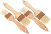4pcs Pastry Basting Brushes Oil Cooking Brushes for Baking BBQ and Marinade Easy to Clean Kitchen Tools for Family Gatherings and Outdoor Activities