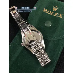 ROLEX 勞力士女腕錶 極新原裝 黑面 經典蠔式系列 自動上鍊腕錶
