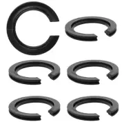 E27 to E14 Lamp Shade Adapter, 6 Pack Black Lamp Shade Ring E27 Lampshade