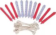 BIUDECO 12pcs Hair Styling Perm Rods for Women Cold Wave Hair Curlers Versatile Salon Perm Rollers Home Salon Use Styling Tools