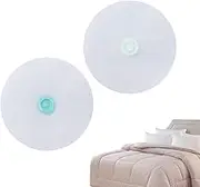 Duvet Cover Snaps, Quilt Retainer Clips, Secure Sheet Fixing Tool, Soft Fabric Material, Traceless & Damage-, Bedroom & Home Use, 2.36x2.36x0.2 Inches, White, 1 Set