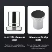 Speaker Spikes 304 Stainless Steel with Polished Finish Foot Pad Slip