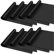6 X Heavy Duty Oven Liner, Teflon Non-Stick Baking Mats, Washable Grill Mats for Ovens, Electric and Charcoal Grills, 34 x 24cm