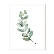 Summer Framed Printed Wall Art - White