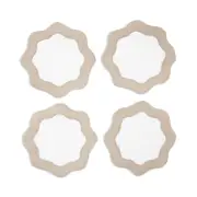Sferra Ondulato Cocktail Napkins, Set of 6