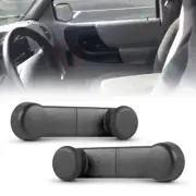 Pair Inside Manual Window Crank Handle Black for 1993-2014 Ford RANGER F150 F350 (for: Ford)