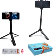 Battery Powered Scoreboard Clock Timer Button Portable Digital Scoreboard Remote