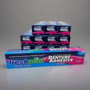 (Pack of 12) Freshmint Denture Adhesive Cream 2.4oz (Compare to Fixodent)