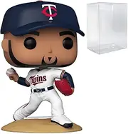 POP MLB: Twins - José Berríos (Home Uniform) Funko Vinyl Figure (Bundled with Compatible Box Protector Case), Multicolor, 3.75 inches