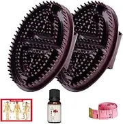 Fisssure Beauty Salon Meridian Brush, Full Body Relaxation Massage Comb, Massage Brush, Meridian Brush, Durable Massage Comb for Massaging Essence Oil Comb