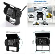 12V/24V 18 IR LED HD Car Bus Truck Rear View Reverse Backup Camera +Night