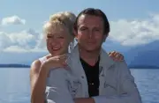 Roland Giraud and his wife Maaike Jansen in France in 2000 Old Photo