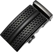 [YAKXIUEU] 1pcs Black Automatic Buckle Belt Buckle,Men Belt Head Men Suits Automatic Belt Buckle