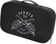 Folpus Hairdresser Bag Storage Organizer Portable Beauty Salon Tool Case Hairdressing Barber Tool Bag for Scissors Hair Clippers, Style B, M
