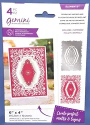 Sparkling Snowflake Frame Die Set Christmas by Crafters Companion New Free Ship