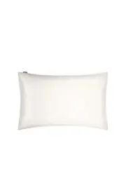 Lilysilk LILYSOFT Ultra Soft Non-Colorants Silk Pillowcase in White at Nordstrom, Size Queen