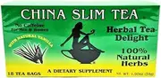 China Slim Tea with Vanilla 18 Teabags 54g