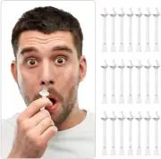 Nose Wax Sticks - 100 Pcs Plastic Nasal Cleaning & Hair Removal Applicators for