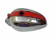 Fit For Royal Enfield Interceptor Red & Chrome Petrol Fuel Gas Tank (for: Royal Enfield)