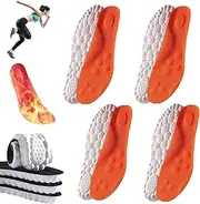 [Generic] Footstr Insoles, Footstr – Insolex, Breathable Soft Foam Shoe Insole, 4D Elastic Cloud Soles, Shock Absorption Sports Insoles, for Women & Men (4Pcs-A)