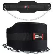 DIPPING BELT CHAIN 9MM THICK WEIGHT LIFTING PULL UP GYM BACK SUPPORT WORKOUT DIP