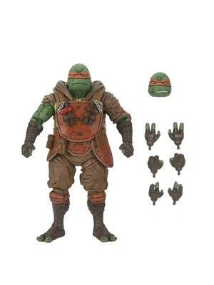 Ultimate Flashback Michelangelo - 7" Scale Action Figure - Teenage Mutant Ninja