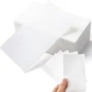 HINZIC 100pcs Perm Papers for Hair, High Temperature Resistant Perm End Papers for Rollers, Disposable Salon Wrapping Paper for Home, Professional Hot Cold Hair Perms