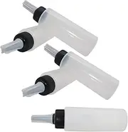 DECOMELODY 5pcs Shampoo Bottle Cleaner Toiletries Pump Dispenser Hair Mister Spray Oil Spray Bottle Refillable Squeeze Bottles Water Bottle Rinse Bottle Small Squeeze Bottle White Plastic