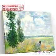 Paint By Numbers Kit Trees Landscape Abstract Nature Brush Canvas DIY Painting