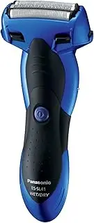 Panasonic Rechargeable 3-Blade Electric Cordless Wet/Dry Men's Shaver, Blue (ES-SL41-A541)