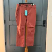 NWT PrAna Halle Straight Hiking Pants sz14 regular inseam 30” - Chai - UPF 50+ q
