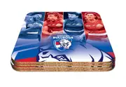 Western Bulldogs AFL Player Quality Cork Coasters Set of 4