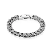 Tensity Stainless Steel 22cm Cuban Bracelet
