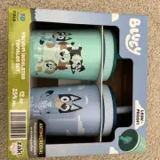Bluey Kids Tumbler Set 12oz – Stainless Steel, Leak-Proof, Zak Designs (2-Pack)