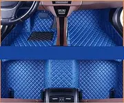 Car Floor Mats PU Leather Waterproof Auto Foot Pad Set Protector Automobile, for Land Rover Defender 90 1995-2003,Auto Interior Accessories