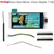 ESP32-S3 Bitcon Nerd Miner BTC Crypto Solo Lottery 310KH/s Vision Master T190