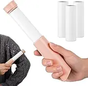 HUIESEN Retractable Lint Roller, Mini Lint Roller for Clothes Extra Sticky, Portable Sticky Lint Roller for Travel, Refillable Pet Hair Remover for Dust with 3 Refills 180 Sheets, Travel Lint Rollers