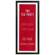 The Tea Party - Triptych Promotional Vintage Daybill Poster Framed