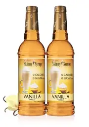 Lot 2 NIB Jordan's Skinny Vanilla Syrup Keto Mother Spring Sugar Carb Free Ship